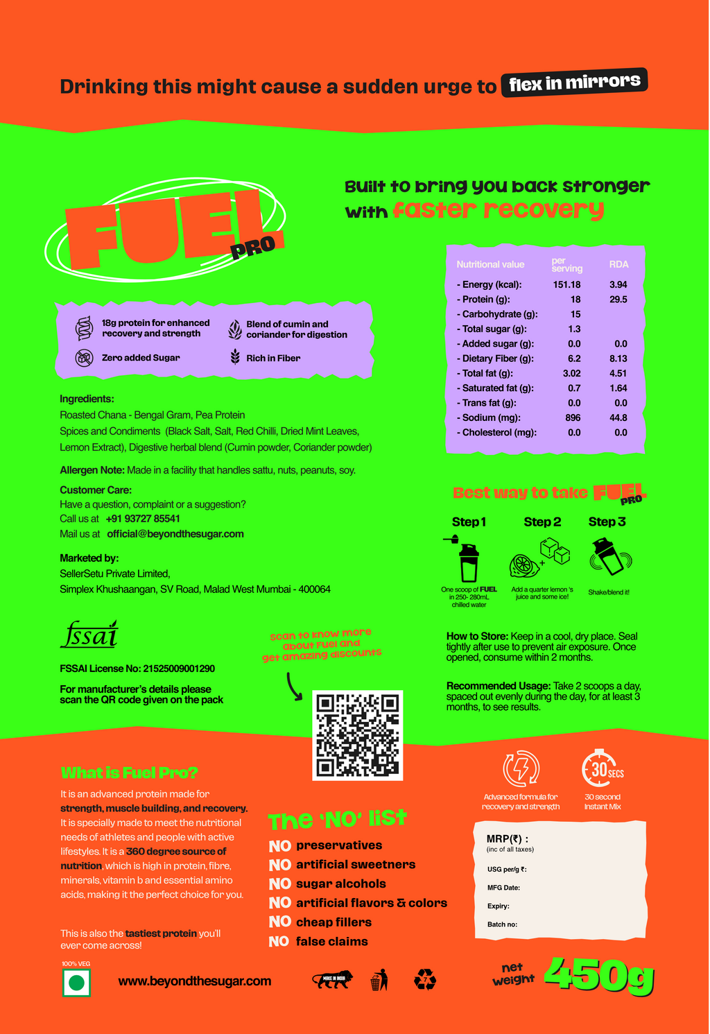 Fuel Pro Plant Protein | 18 g -