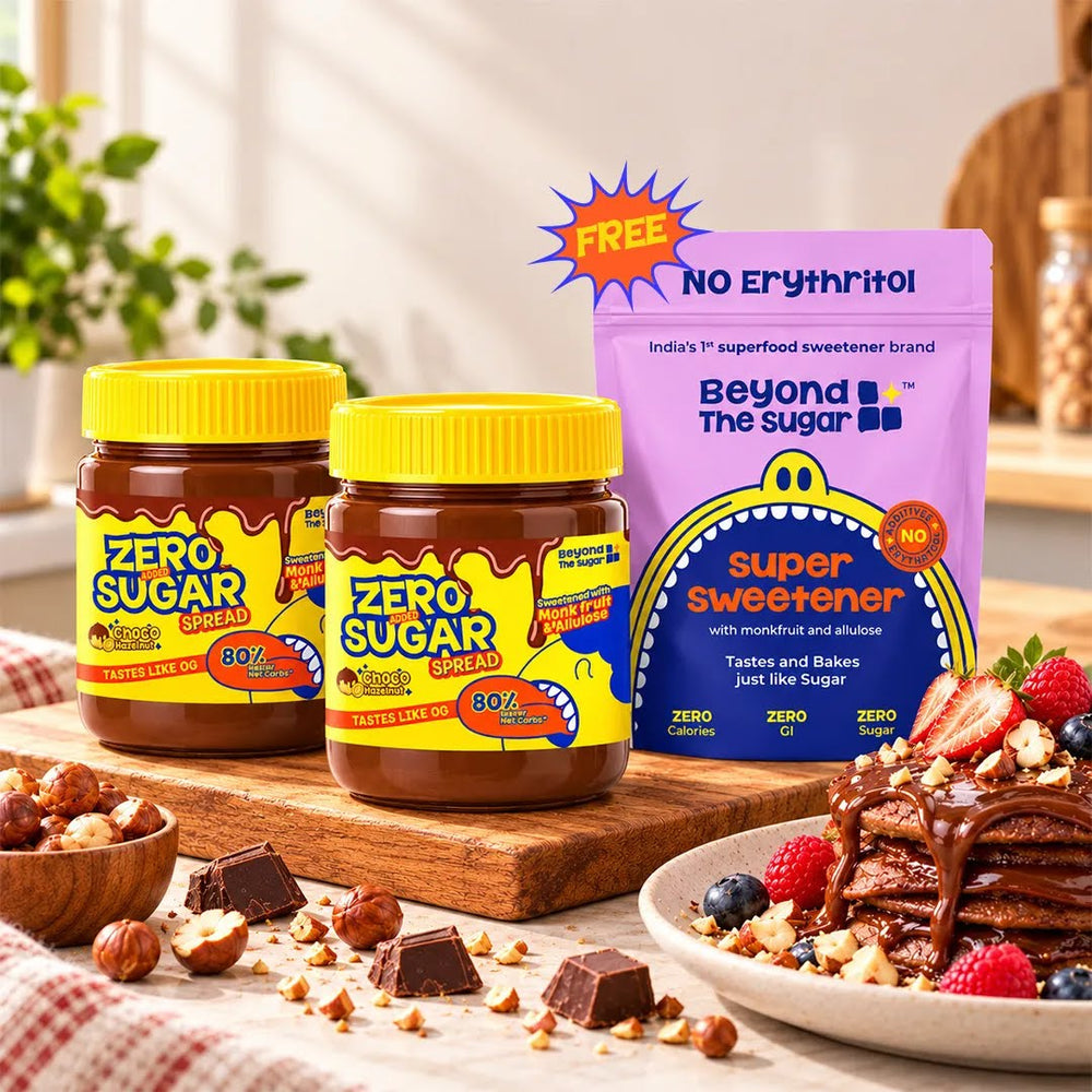 Buy 2 Jars of Spread & Get 150g Sweetener Free! -